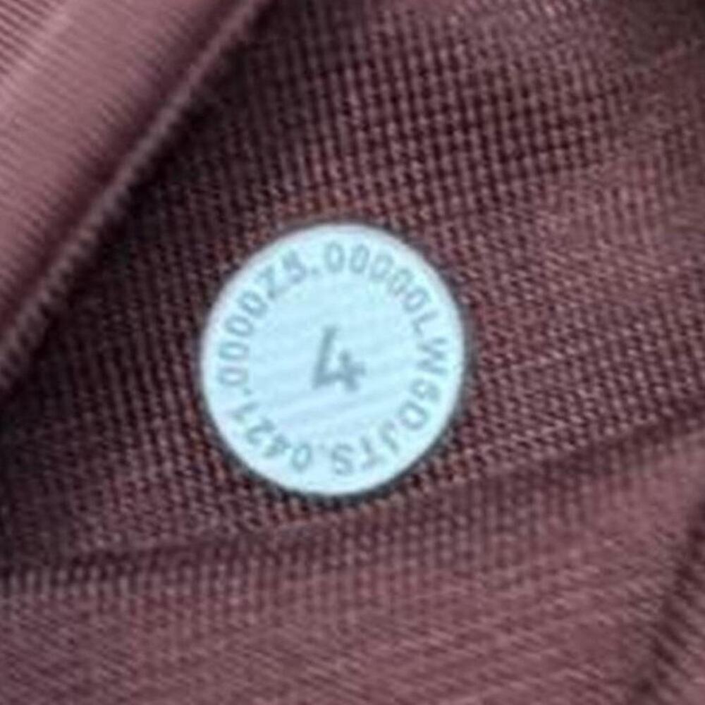 Lululemon Instill High-Rise Tight 25" Size 4 soft & stretchy fabric Smokey red - Picture 8 of 8
